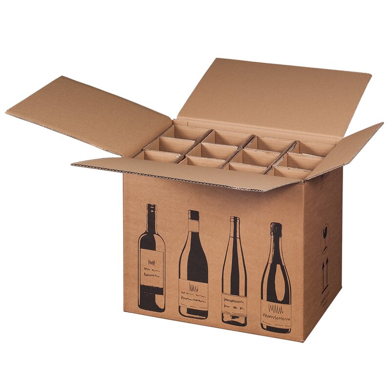 Twelve Bottle Boxes  Wine Shipping Boxes